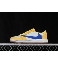 AIR JORDAN 1 LOW X TRAVIS SCOTT MEN SHOES 6506