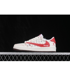 AIR JORDAN 1 LOW X TRAVIS SCOTT MEN SHOES 6508