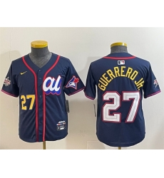 Youth American League 27 Vladimir Guerrero Jr  Navy 2025 All Star Edition Limited Stitched Baseball Jersey Youth American League 27 Vladimir Guerrero Jr  Navy 2025 All Star Edition Limited Stitched Baseball Jersey