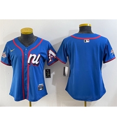 Youth National League Arizona Diamondbacks Blank Blue 2025 All Star Edition Limited Stitched Baseball Jersey Youth National League Arizona Diamondbacks Blank Blue 2025 All Star Edition Limited Stitched Baseball Jersey