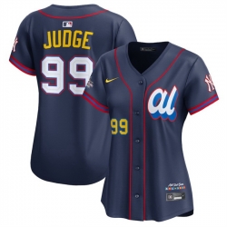 Women American League 99 Aaron Judge Navy 2025 All Star Edition Limited Stitched Baseball Jersey  Women American League 99 Aaron Judge Navy 2025 All Star Edition Limited Stitched Baseball Jersey