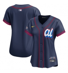 Women American League Blank Navy 2025 All Star Limited Stitched Baseball Jersey  Women American League Blank Navy 2025 All Star Limited Stitched Baseball Jersey