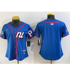 Women National League Pittsburgh Pirates Blank Blue 2025 All Star Edition Limited Stitched Baseball Jersey  Women National League Pittsburgh Pirates Blank Blue 2025 All Star Edition Limited Stitched Baseball Jersey