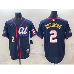 Men American League 2 Alex Bregman Navy 2025 All Star Edition Limited Stitched Baseball Jersey Men American League 2 Alex Bregman Navy 2025 All Star Edition Limited Stitched Baseball Jersey