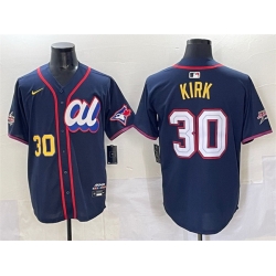 Men American League 30 Alejandro Kirk Navy 2025 All Star Edition Limited Stitched Baseball Jersey Men American League 30 Alejandro Kirk Navy 2025 All Star Edition Limited Stitched Baseball Jersey