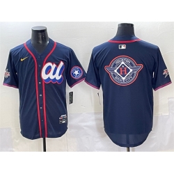 Men American League Houston Astros Team Big Logo Navy 2025 All Star Edition Limited Stitched Baseball Jersey 004 Men American League Houston Astros Team Big Logo Navy 2025 All Star Edition Limited Stitched Baseball Jersey 004
