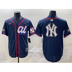 Men American League New York Yankees Team Big Logo Navy 2025 All Star Edition Limited Stitched Baseball Jersey 001 Men American League New York Yankees Team Big Logo Navy 2025 All Star Edition Limited Stitched Baseball Jersey 001