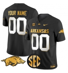Men Women Youth Arkansas Razorbacks Gold Vapor Limited Custom Jersey All Stitched Black Limited Men Women Youth Arkansas Razorbacks Gold Vapor Limited Custom Jersey All Stitched Black Limited