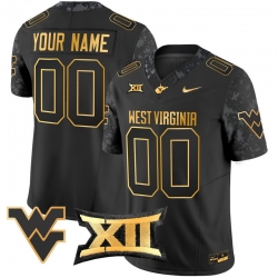 Men Women Youth West Virginia Mountaineers 2024 Gold Vapor Limited Custom Jersey All Stitched Black Gold Men Women Youth West Virginia Mountaineers 2024 Gold Vapor Limited Custom Jersey All Stitched Black Gold