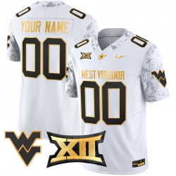 Men Women Youth West Virginia Mountaineers 2024 Gold Vapor Limited Custom Jersey All Stitched White Gold Men Women Youth West Virginia Mountaineers 2024 Gold Vapor Limited Custom Jersey All Stitched White Gold