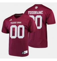 Men Women Youth Toddler Texas A&M Aggies Custom College Football Maroon Jersey Men Women Youth Toddler Texas A&M Aggies Custom College Football Maroon Jersey