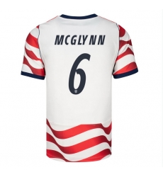 USA 2026 FIFA World Cup Soccer White Jersey Set ( Have Shorts ) Jack McGlynn #6 USA 2026 FIFA World Cup Soccer White Jersey Set ( Have Shorts ) Jack McGlynn #6