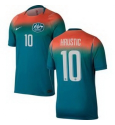 Men 10 Australia Ajdin Hrustic Replica Jersey World Cup 2 Men 10 Australia Ajdin Hrustic Replica Jersey World Cup 2