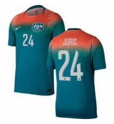 Men 24 Australia Deni Juric Replica Jersey World Cup  2