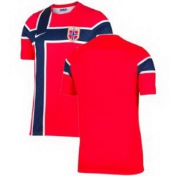 Men Men 0 Norway Blank 2026 Home Stadium Replica Jersey   1
