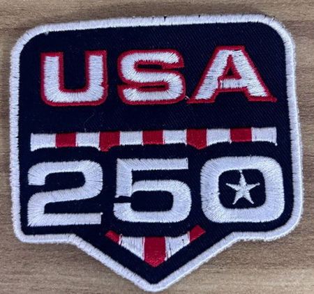 Men Detroit Lions USA 250 Anniversary Patch Biaog